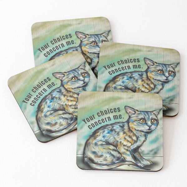Item preview, Your Choices Concern Me – Judgy Cat Art designed and sold by gleefulme.