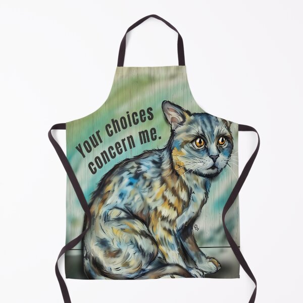 Item preview, Your Choices Concern Me – Judgy Cat Art designed and sold by gleefulme.