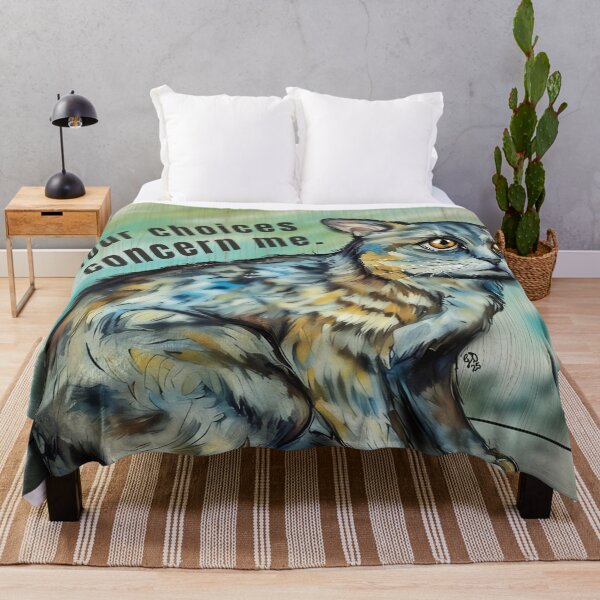 Item preview, Your Choices Concern Me – Judgy Cat Art designed and sold by gleefulme.