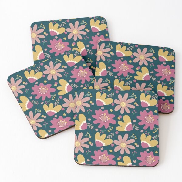 Item preview, Bold Blooms (Dark) designed and sold by Quirks of Art Co..