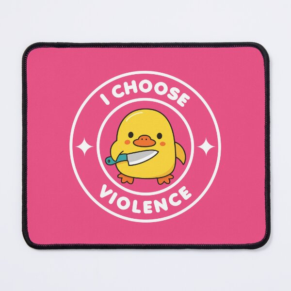 Item preview, I Choose Violence Funny Duck #6 designed and sold by SalahBlt.