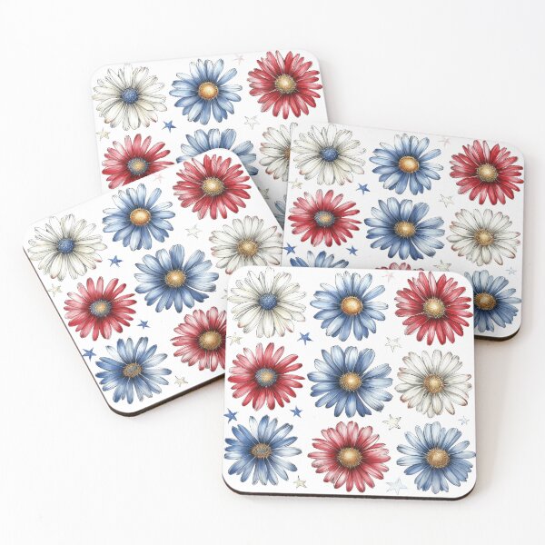 Item preview, Patriotic Flowers designed and sold by Boddicca.
