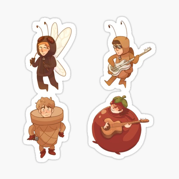 Item preview, Blur ong ong costume sticker sheet designed and sold by helenaistired.
