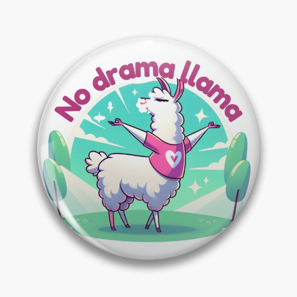 Item preview, No drama llama designed and sold by  ViralVisionsCreating .