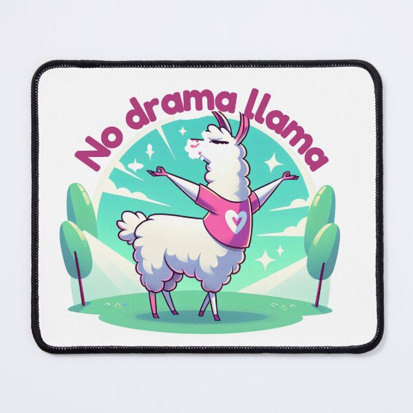 Item preview, No drama llama designed and sold by  ViralVisionsCreating .