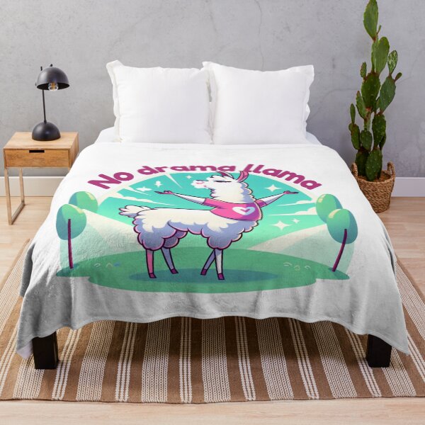 Item preview, No drama llama designed and sold by  ViralVisionsCreating .