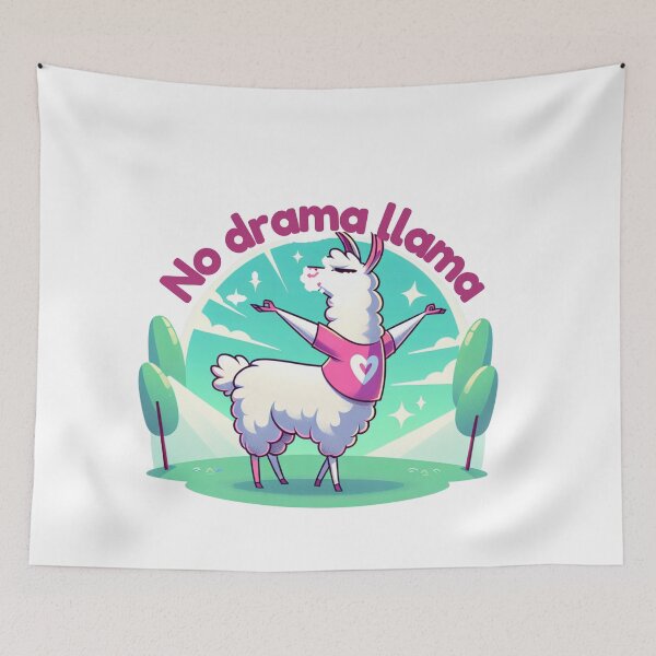 Item preview, No drama llama designed and sold by  ViralVisionsCreating .