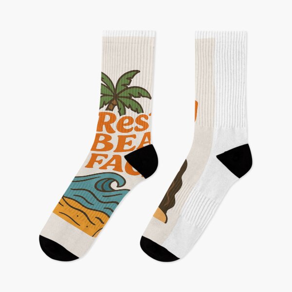 Item preview, Resting Beach Face – Funny Summer Pun Typography Design designed and sold by ArtsyEcho.