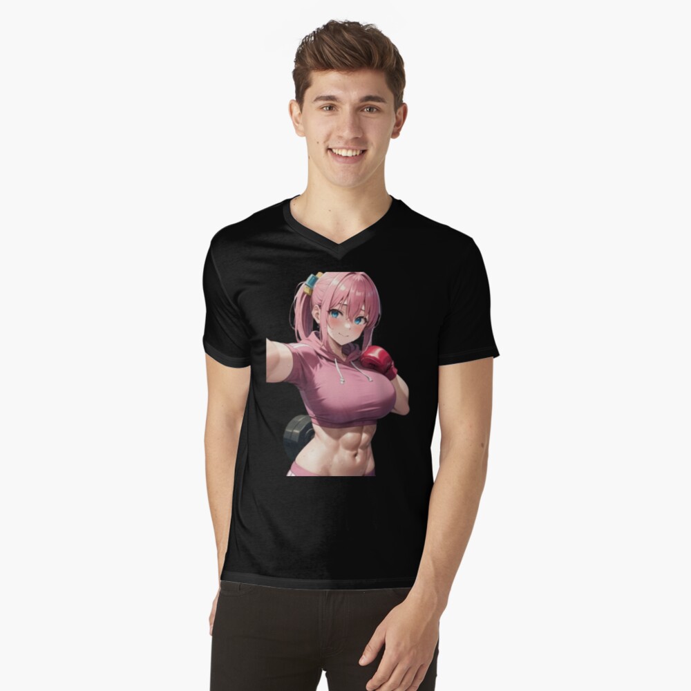 Aperçu de l'œuvre T-shirt col V créée et vendue par yothintankam.