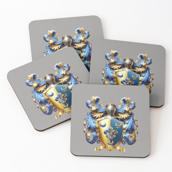 Item preview, Kenny Family Crest – Regal Irish Coat of Arms Design designed and sold by Highlandkings.