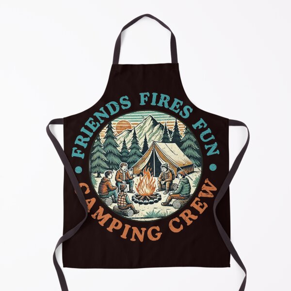 Item preview, Friends Fire Fun Camping Crew Sign designed and sold by karyalangit.