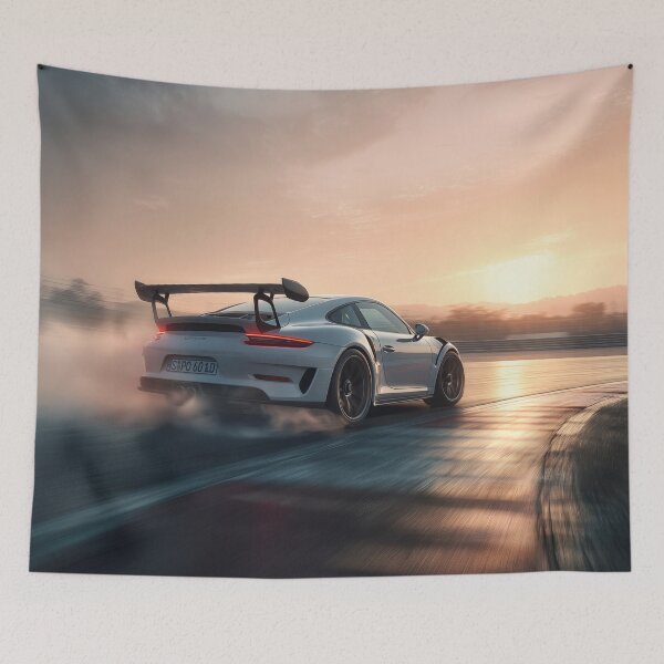 Item preview, Porsche Drifting at Sunset - 911 GT2 RS designed and sold by KyzArt01.