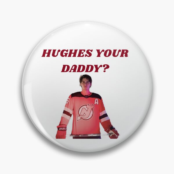 Artikelvorschau, Jack Hughes | Hughes, dein Papa? entworfen und verkauft von pucksandplaylists.