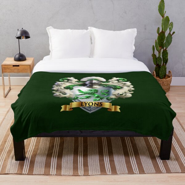 Item preview, Lyons Family Crest – Irish Coat of Arms with Green Lion designed and sold by Highlandkings.