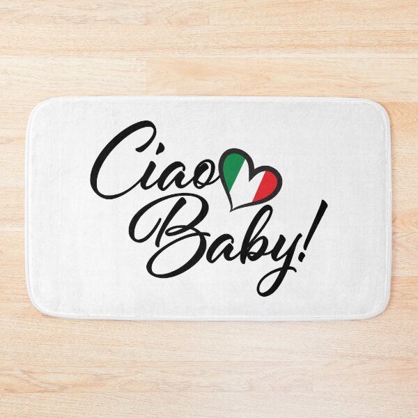 Item preview, Ciao Baby Italian Flag Heart designed and sold by Freshinkshop.