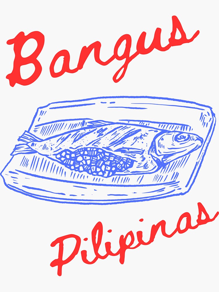 Thumbnail 3 of 3, Sticker, Bangus Pilipinas 1 designed and sold by rezela.