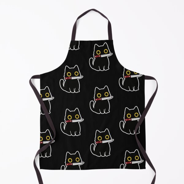 Item preview, Walleyed Murderous Cat With Knife designed and sold by TooLazyToBrand.