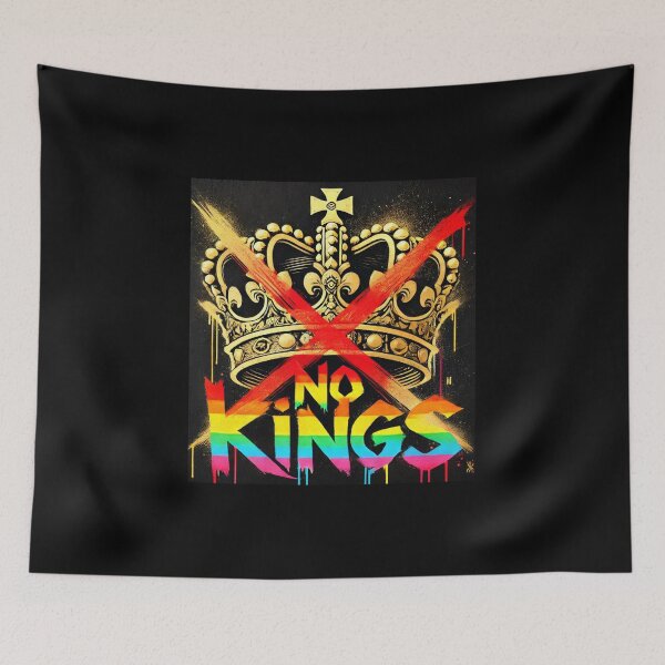 Item preview, no kings no oligarchs designed and sold by TEEJAMBOREE.