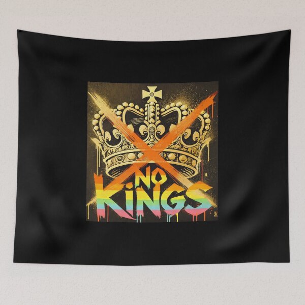 Item preview, no kings no oligarchs designed and sold by TEEJAMBOREE.