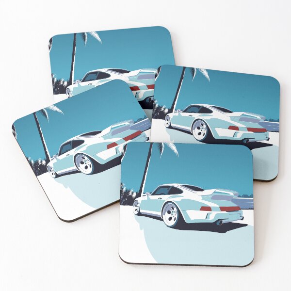Item preview, 964 in Miami Air Cooled Classic Car Art designed and sold by Rifart Shop.