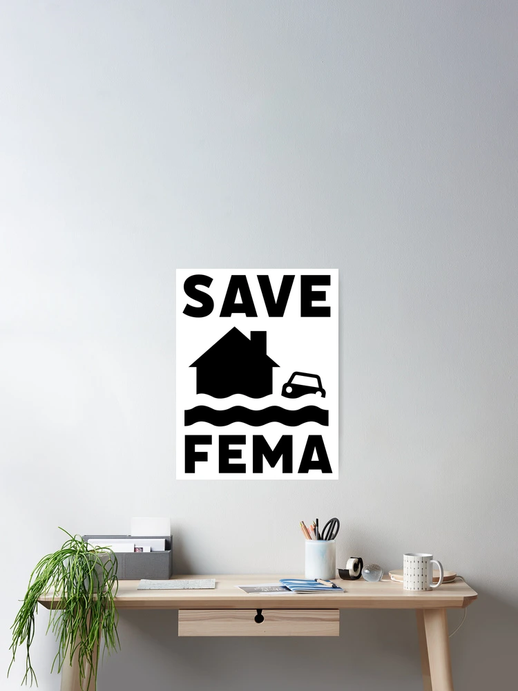 Thumbnail 2 of 3, Poster, Save FEMA  designed and sold by Rachel the Artist .