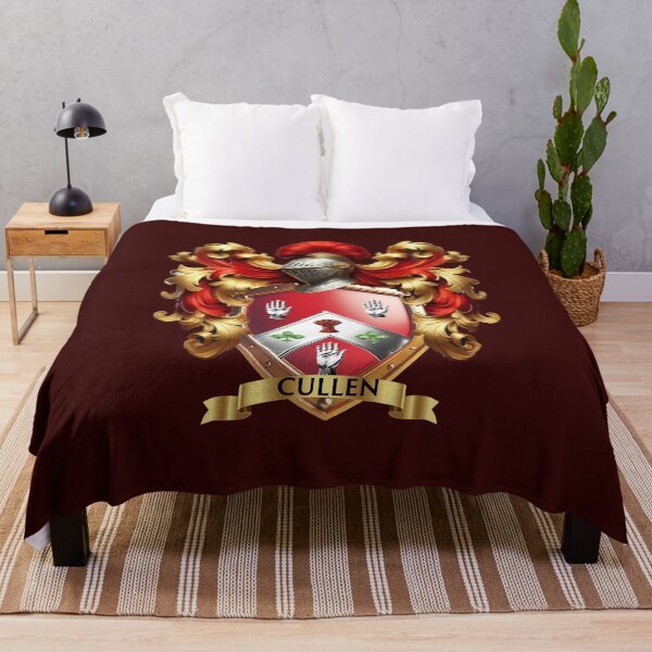 Item preview, Cullen Family Crest – Irish Coat of Arms with Red and Silver Design designed and sold by Highlandkings.