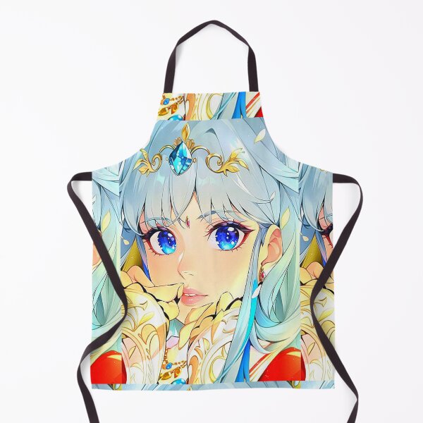 Item preview, Anime girl face with blue eyes and blue hair with diamond. designed and sold by Giulivo Store Graphic.