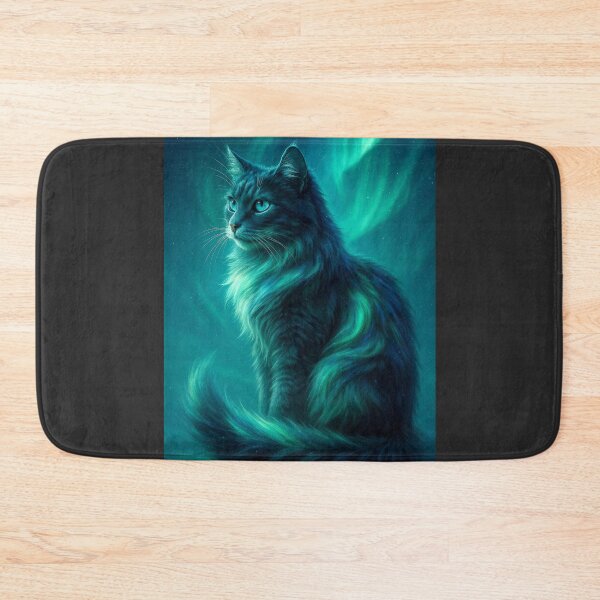 Item preview, "Silent Glow" -  Aurora Cat Series (7/7) designed and sold by RinWinArts.