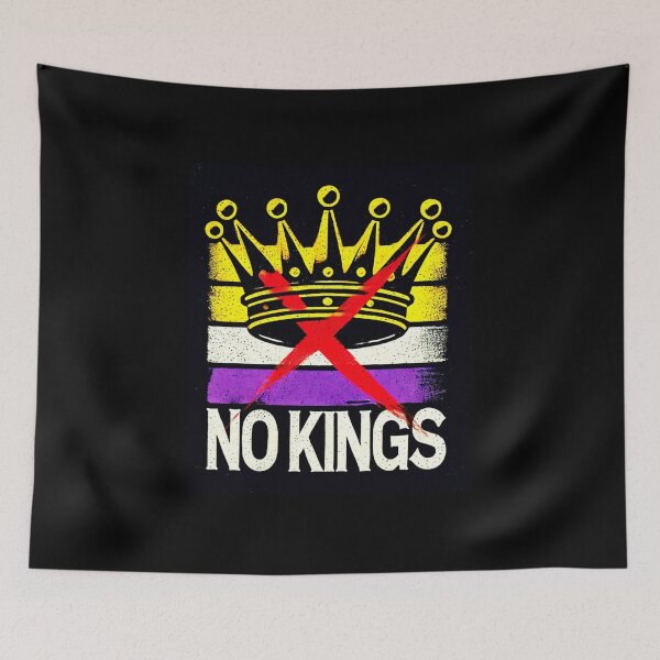 Item preview, no kings no oligarchs designed and sold by TEEJAMBOREE.