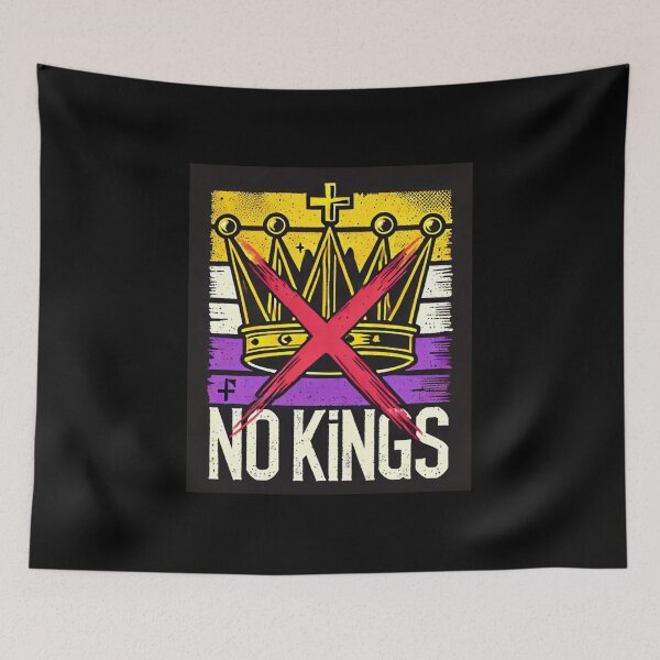 Item preview, no kings no oligarchs designed and sold by TEEJAMBOREE.