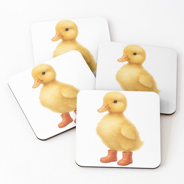 Item preview, Duckling in Rain Boots – Watercolor Springtime Animal Sticker designed and sold by Skippy-Froggy.