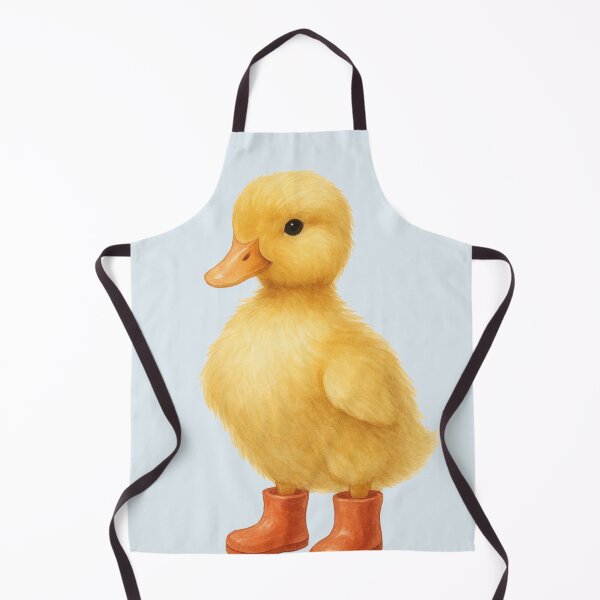 Item preview, Duckling in Rain Boots – Watercolor Springtime Animal Sticker designed and sold by Skippy-Froggy.
