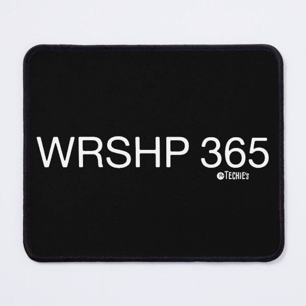 Item preview, WRSHP 365 – Minimal Worship Lifestyle Tee designed and sold by MrTechies.