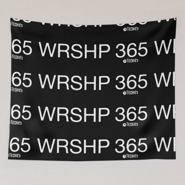 Item preview, WRSHP 365 – Minimal Worship Lifestyle Tee designed and sold by MrTechies.
