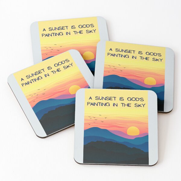 Item preview, A Sunset is God's Painting in the Sky designed and sold by Planet Agora.