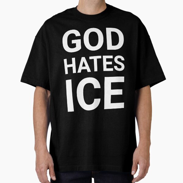 Artikel-Vorschau von Gott hasst ICE, designt und verkauft von Rachel the Artist .