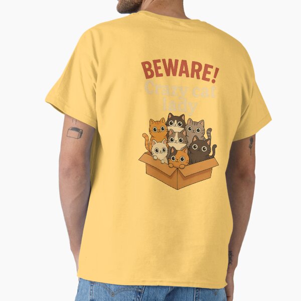Item preview, BEWARE! Crazy cat lady designed and sold by TooLazyToBrand.