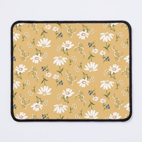 Item preview, Patrón de flores silvestres blancas designed and sold by FlotsamCreative.