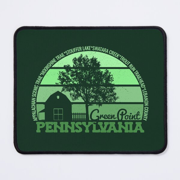 Item preview, Green Point Pennsylvania Sunset Retro Vintage Local Pride Logo designed and sold by CRHPOD20.