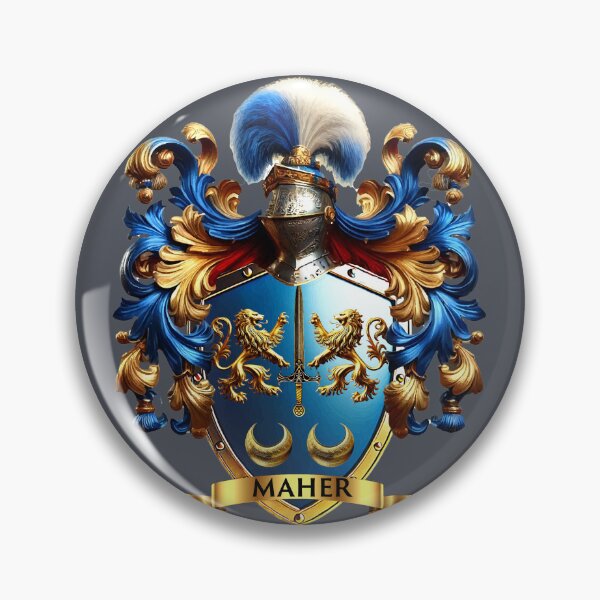 Item preview, Maher Family Crest – Bold Irish Coat of Arms Design designed and sold by Highlandkings.