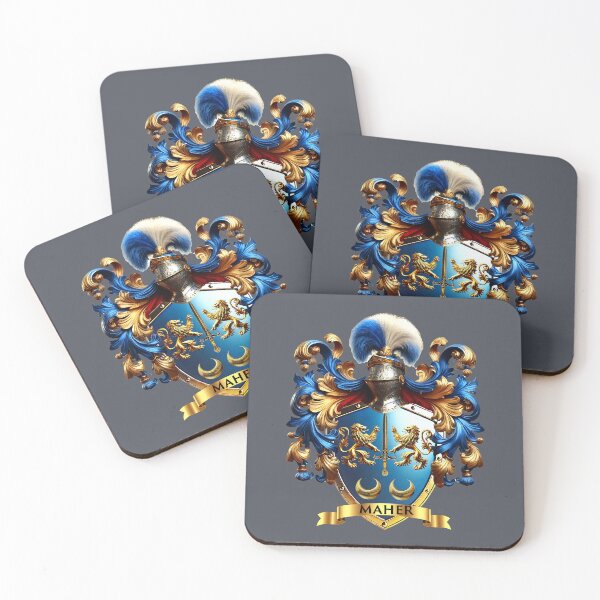 Item preview, Maher Family Crest – Bold Irish Coat of Arms Design designed and sold by Highlandkings.
