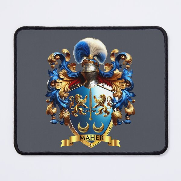 Item preview, Maher Family Crest – Bold Irish Coat of Arms Design designed and sold by Highlandkings.