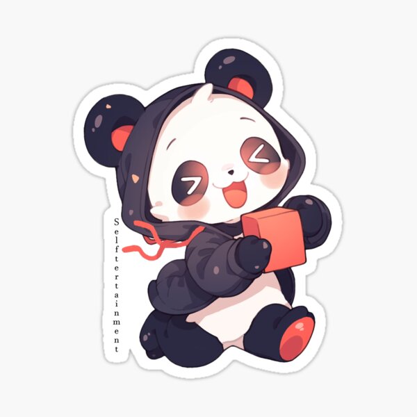 Vista previa del artículo con la obra «Presente Panda», diseñado y vendido por Selftertainment.