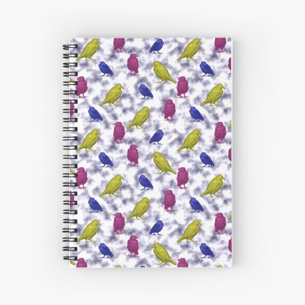 The Colored Ravens Spiral Notebook