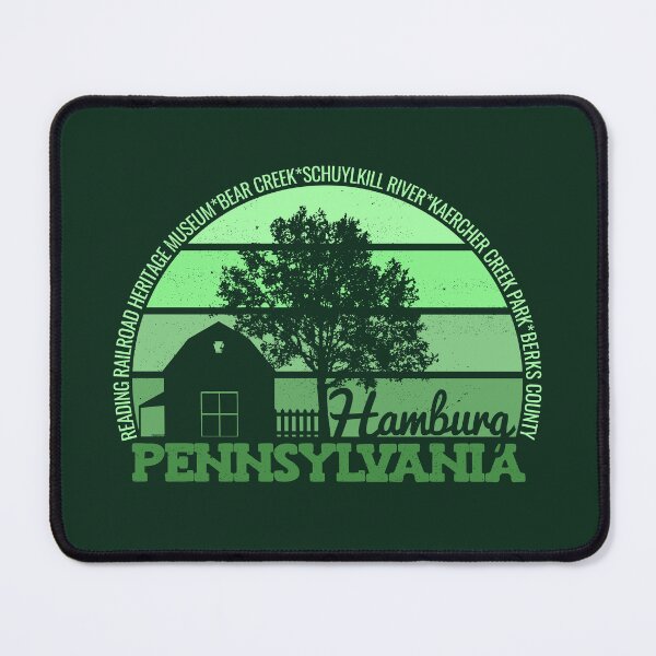 Item preview, Hamburg Pennsylvania Sunset Retro Vintage Local Pride Logo designed and sold by CRHPOD20.