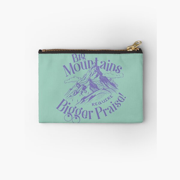 Item preview, Big Mountains Require Bigger Praise – Worship Faith and Encouragement Design designed and sold by MrTechies.