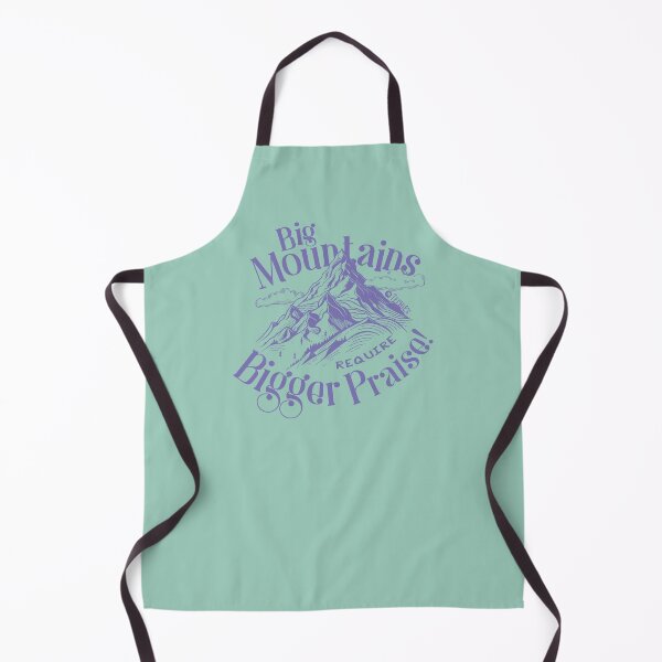 Item preview, Big Mountains Require Bigger Praise – Worship Faith and Encouragement Design designed and sold by MrTechies.