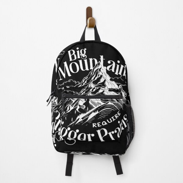Item preview, Big Mountains Require Bigger Praise – Worship Faith and Encouragement Design designed and sold by MrTechies.
