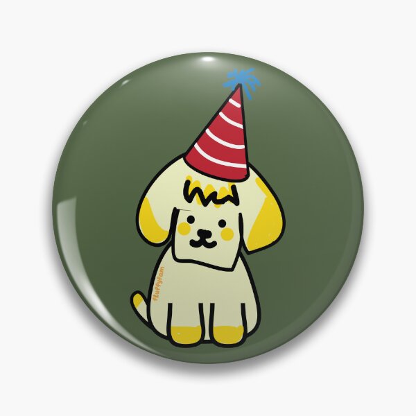 Item preview, Happy Birthday wished by puff the dog designed and sold by fluffyfamcraft.
