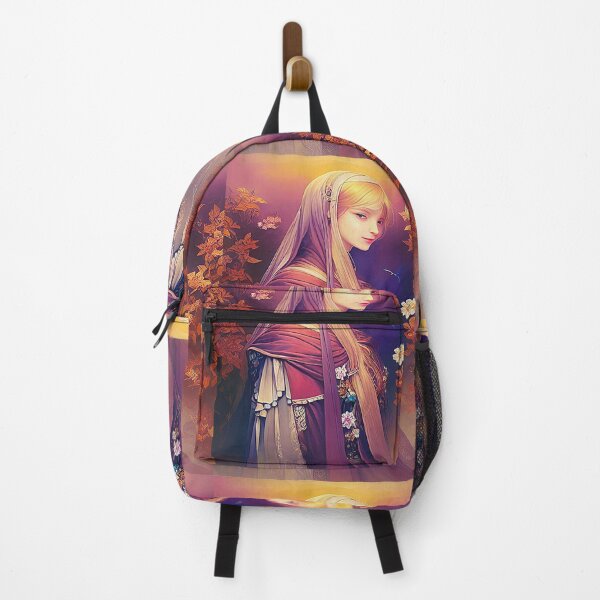 Item preview, Blonde girl in medieval style in the middle of the garden! designed and sold by Giulivo Store Graphic.